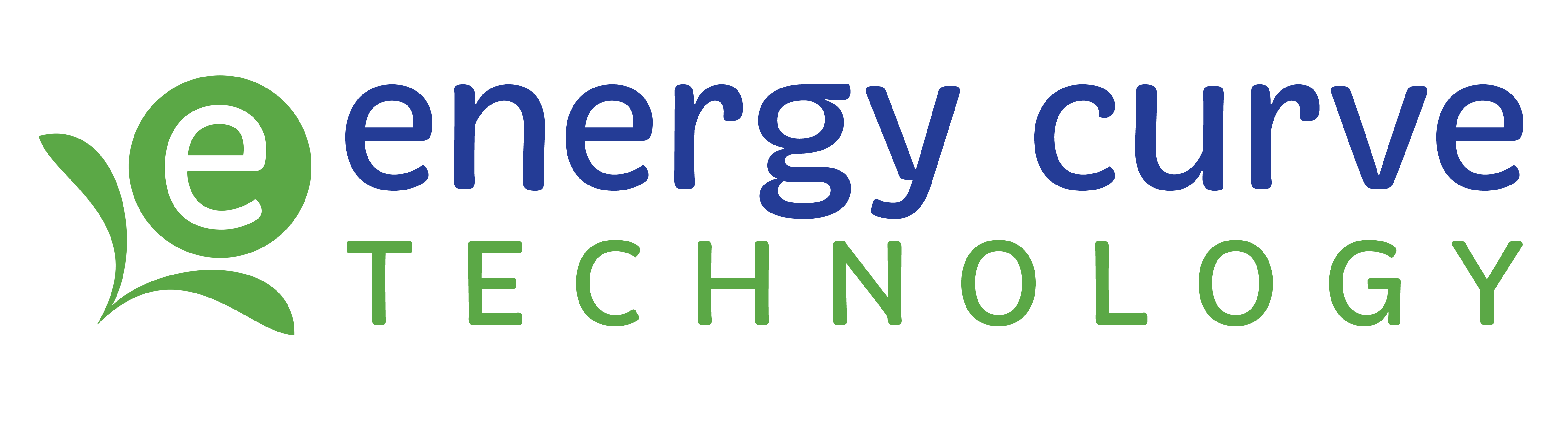 Energy Curve Technology logo in blue and green font.